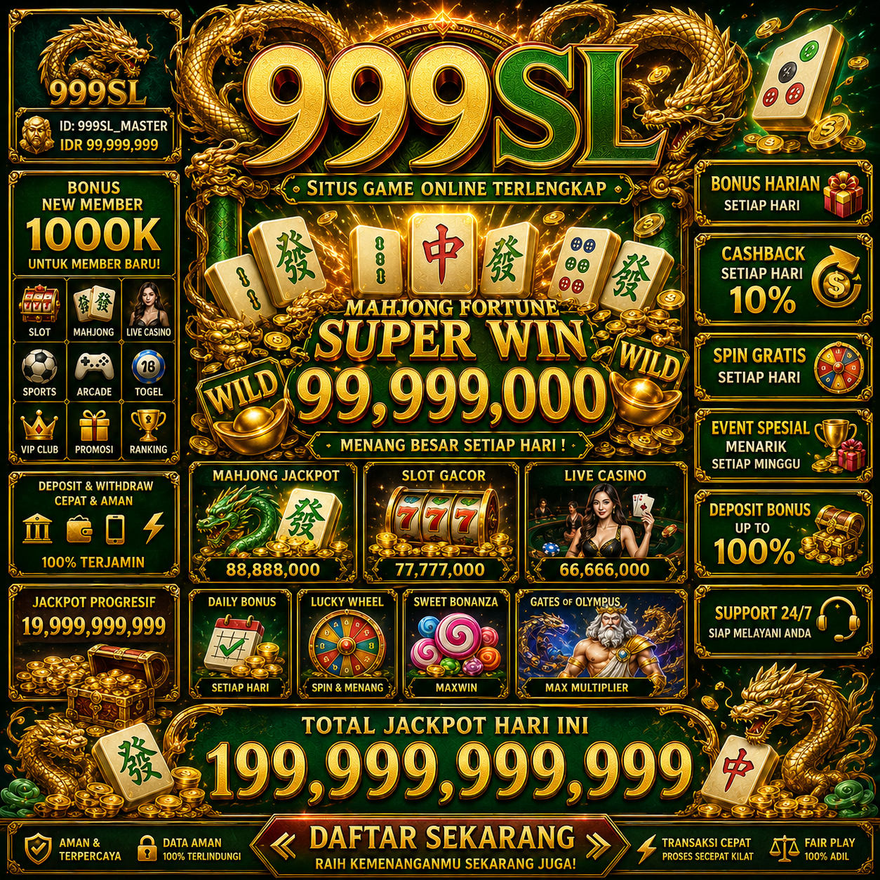 999SL - Portal Hiburan Game Online Mobile Resmi & Terpercaya