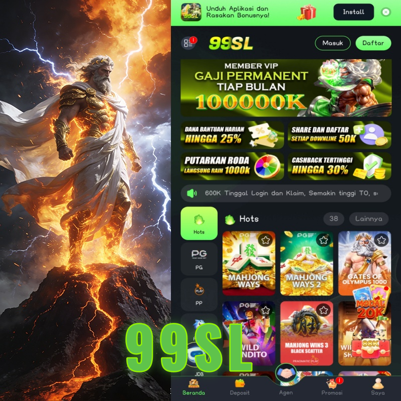 99SL - Daftar Game Online dengan Pilihan Slot yang Beragam