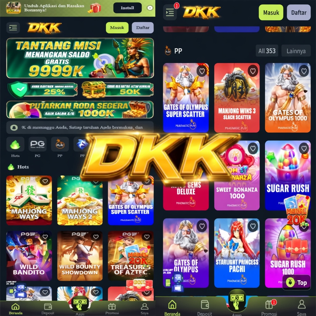 DKK - Dowdload & Install Aplikasi Slot Asli Minimal Bet 400 Perak